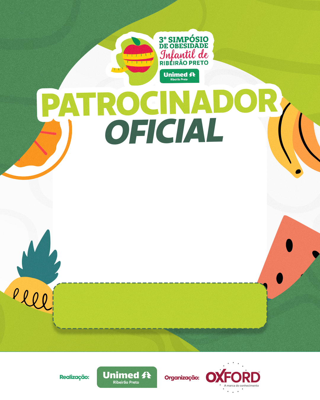 Banner do evento 3º Simpósio de Obesidade Infantil de Ribeirão Preto